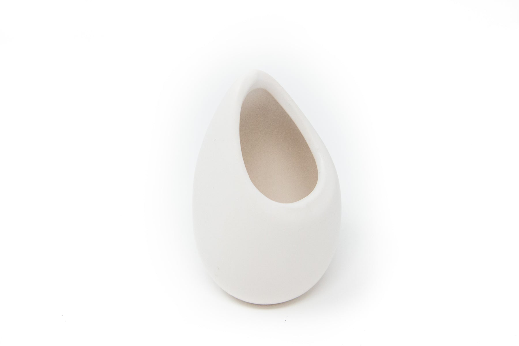 Wholesale Special - Small Ivory Ceramic Container with Assorted Tillan